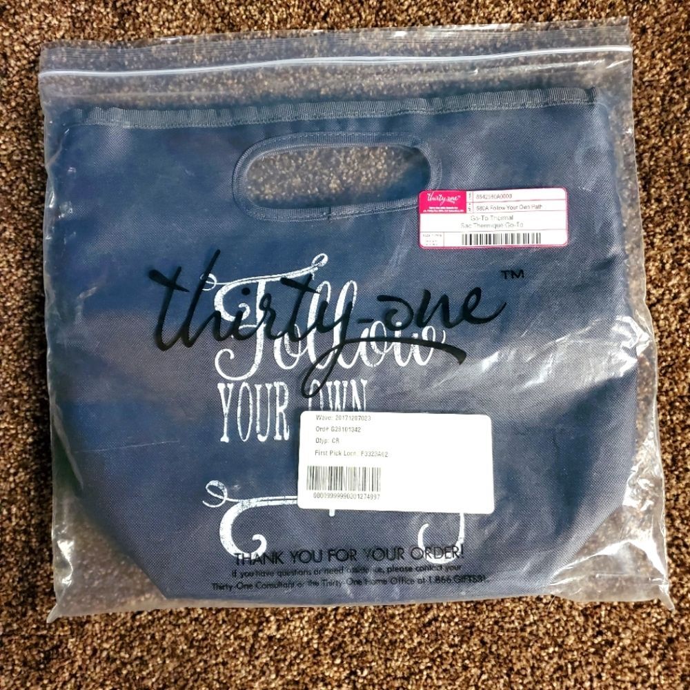Thirty-One Go-To Thermal Sac "Follow You Own Path" Sagittarius Lunch Pale Tote